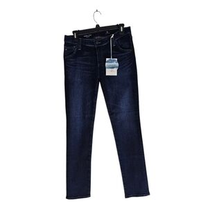 AG Adriano Goldschmied Maternity Prima Cigarette Leg Mid Rise Blue Jeans 27 NWT